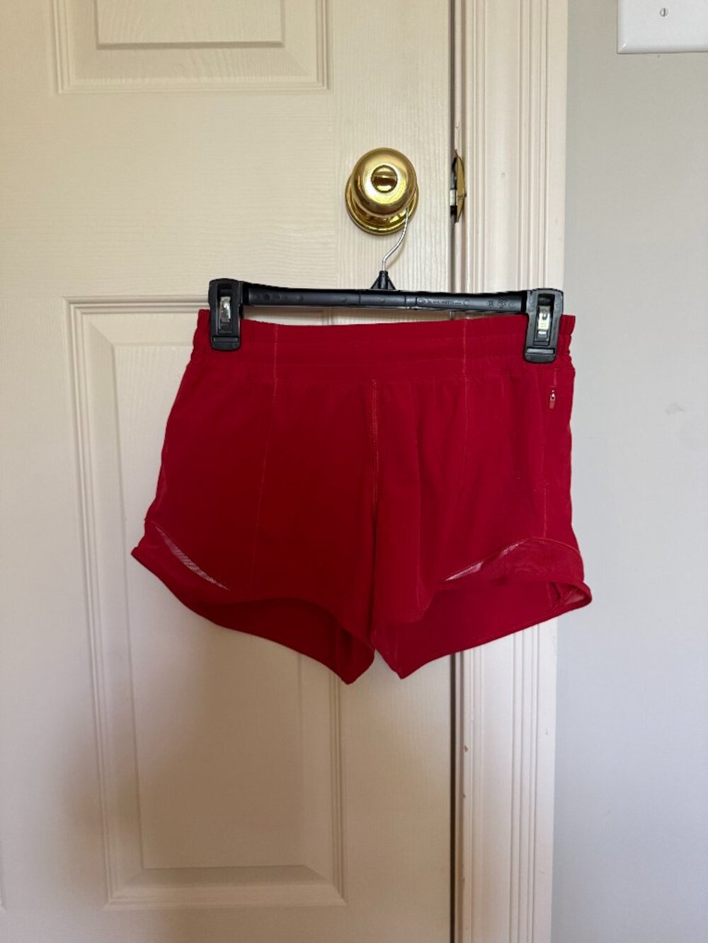 Lululemon Hotty Hot Red Shorts 4"